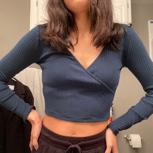 Ribbed crop top
